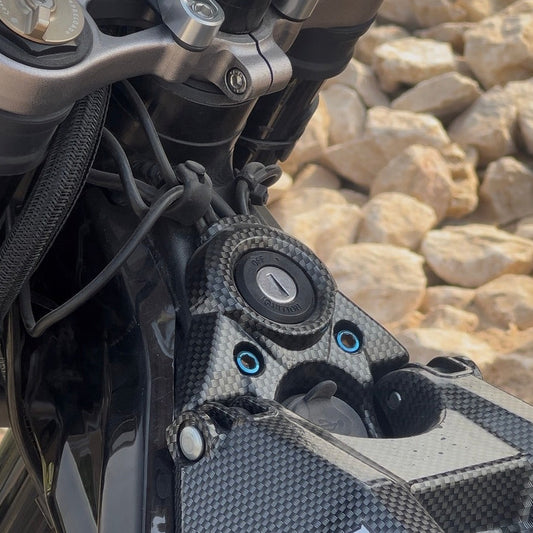 Carbon Fiber Ignition Barrel Cover For Surron LBX